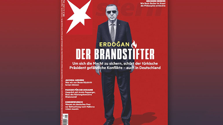 Stern: «Εμπρηστής» ο Ερντογάν – Επιθετικό δημοσίευμα του γερμανικού περιοδικού