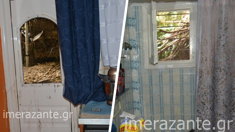 Σοβαρές ζημιές στη Ζάκυνθο από κατολίσθηση – Κλειστά και την Παρασκευή τα σχολεία