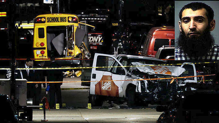 Αντιμέτωπος με τη θανατική ποινή ο τζιχαντιστής που το 2017 εξαπέλυσε τρομοκρατική επίθεση στο Μανχάταν