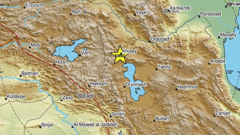 Σεισμός 5,9 Ρίχτερ στα σύνορα Τουρκίας – Ιράν