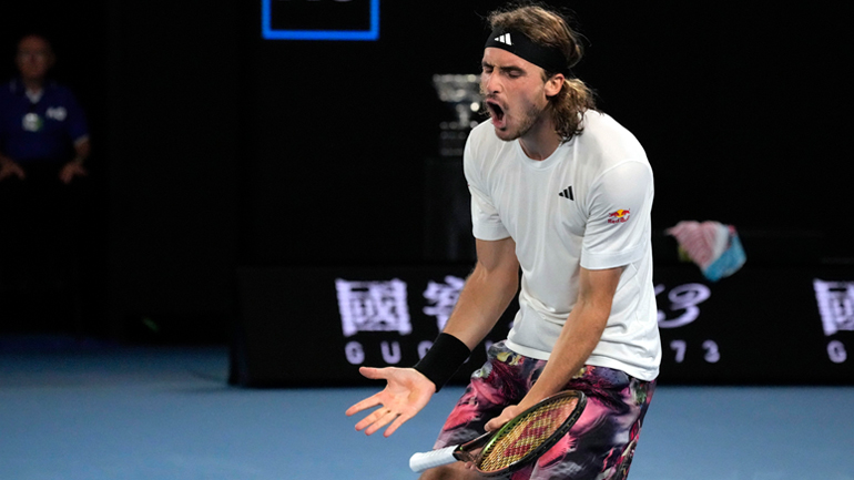 «Λύγισε» στον τελικό του Αυστραλιανού Όπεν ο Τσιτσιπάς