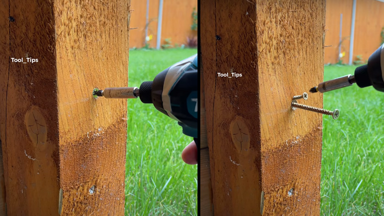 Πώς να αφαιρέσετε μια βίδα από ένα ξύλο