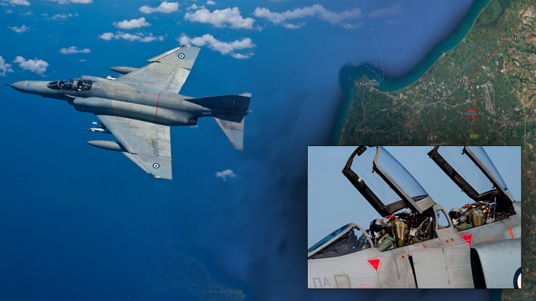 Αγνοούνται οι δύο πιλότοι του Φάντομ