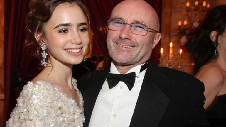 Η Λίλι Κόλινς δημοσίευσε φωτογραφίες με τον πατέρα της, Φιλ Κόλινς, με αφορμή τα 72α γενέθλιά του