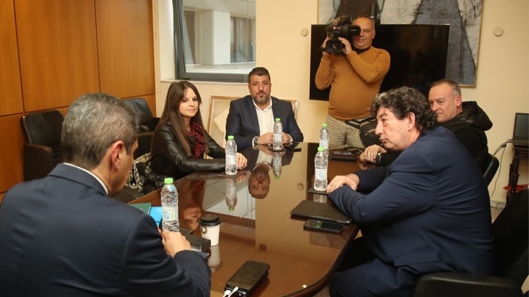 Συνάντηση Αυγενάκη με τις τέσσερις επαγγελματικές λίγκες για τα έσοδα από το στοίχημα Συνάντηση Αυγενάκη με τις τέσσερις επαγγελματικές λίγκες για τα έσοδα από το στοίχημα