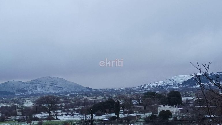 Κρήτη – κακοκαιρία: Μπλακ άουτ και κλειστά σχολεία στο Οροπέδιο Λασιθίου