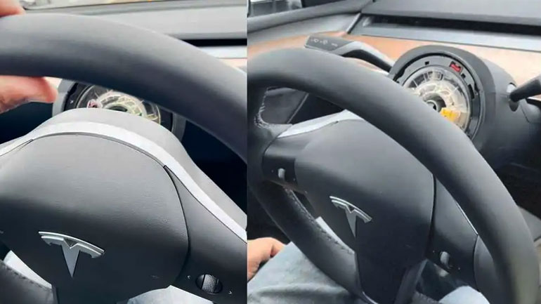 Έπεσε το τιμόνι από ολοκαίνουργιο Tesla ενώ βρισκόταν εν κινήσει