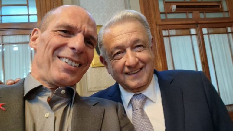 Συνάντηση του Γ. Βαρουφάκη με τον Προέδρο του Μεξικού