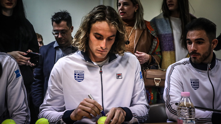 Τσιτσιπάς: «Στόχος ο τίτλος του Davis Cup σε 3-4 χρόνια»