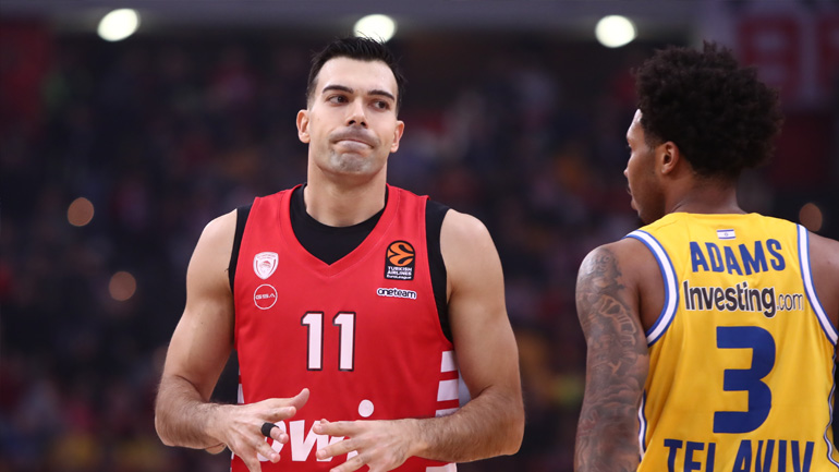 Euroleague: Οριστικά χωρίς τους Σλούκα και Πίτερς ο Ολυμπιακός κόντρα στην Εφές