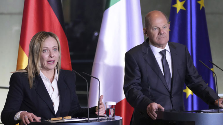 Συνάντηση Σολτς – Μελόνι στο Βερολίνο