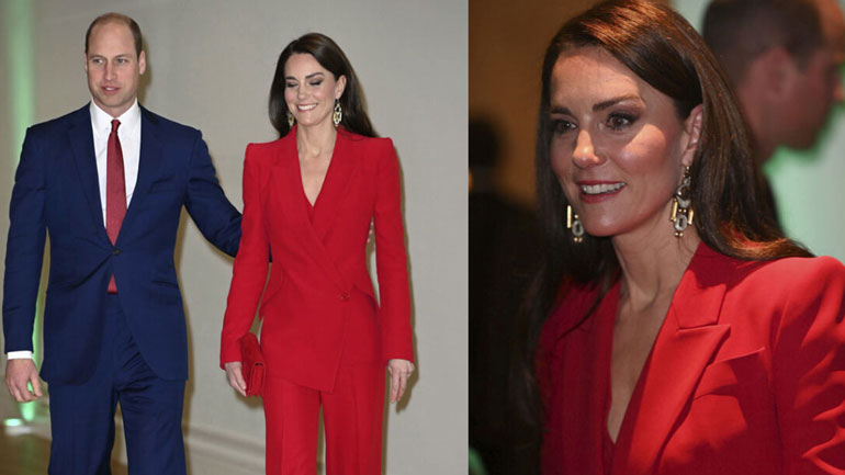 Kate Middleton – Εντυπωσιακή εμφάνιση με κόκκινο κοστούμι!