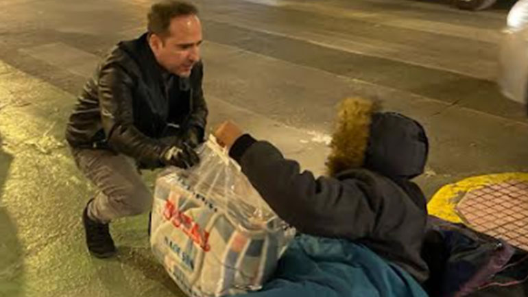 Κακοκαιρία «Barbara: Η «Αποστολή» στο πλευρό των αστέγων