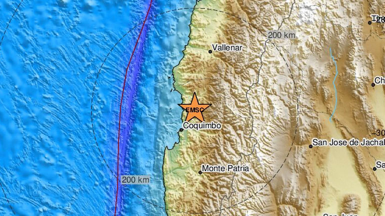 Σεισμική δόνηση 6,1 Ρίχτερ στη Χιλή
