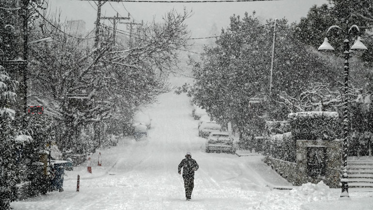Επίθεση του χιονιά