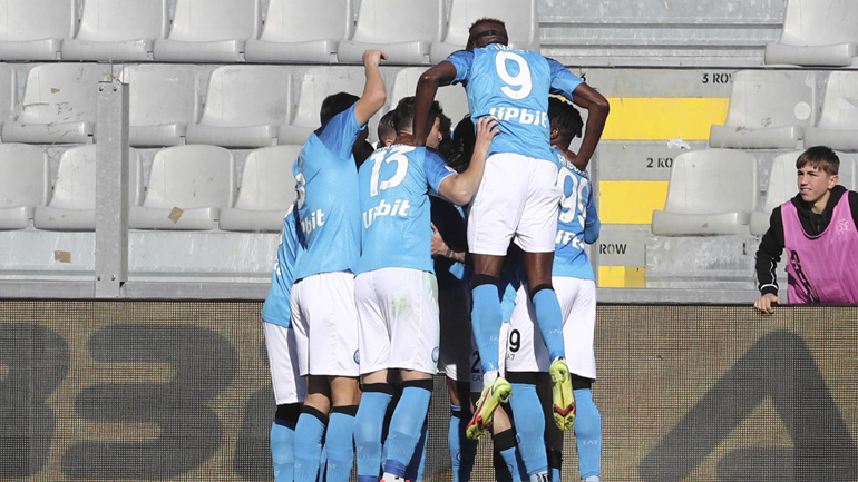 Ιταλία: Εύκολο πέρασμα (3-0) της Νάπολι από την έδρα της Σπέτσια