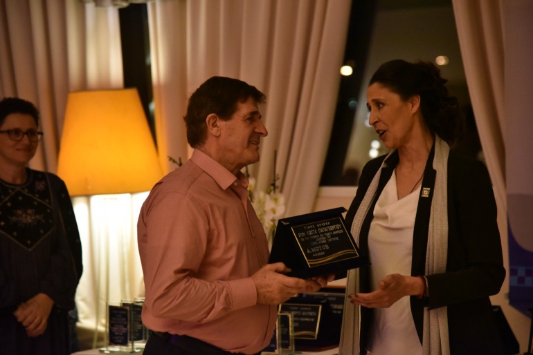 Κώστας Παπαγεωργίου, Θρύλος Ταχύτητας βραβεύεται από την Πρόεδρο κα Μαρία Τσεσμελή