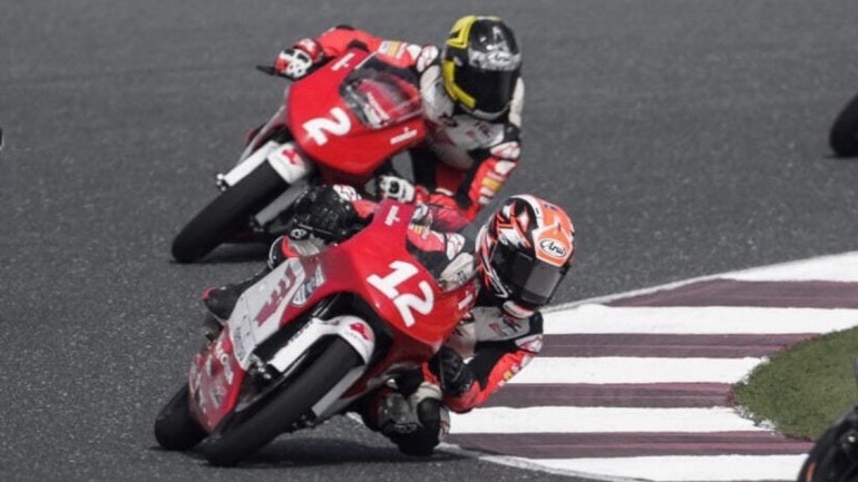 Ο Μαριάνος Νικολής στο Idemitsu Asia Talent Cup του 2023 Ο Μαριάνος Νικολής στο Idemitsu Asia Talent Cup του 2023