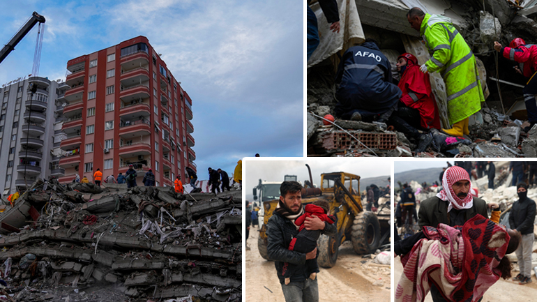 Πάνω από 4.300 οι νεκροί σε Συρία και Τουρκία Πάνω από 4.300 οι νεκροί σε Συρία και Τουρκία