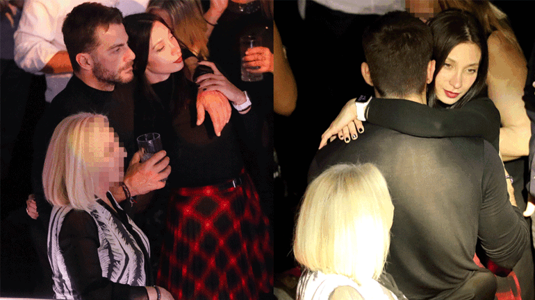 Γιώργος Αγγελόπουλος & Δήμητρα Βαμβακούση: Φιλιά και αγκαλιές σε κοινή θέα