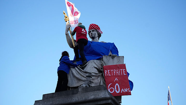 Γαλλία: Νέα απεργιακή κινητοποίηση για το συνταξιοδοτικό