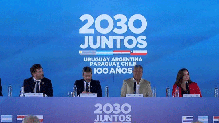 Μουντιάλ 2030: Κατατέθηκε κοινή υποψηφιότητα από Αργεντινή, Χιλή, Παραγουάη και Ουρουγουάη