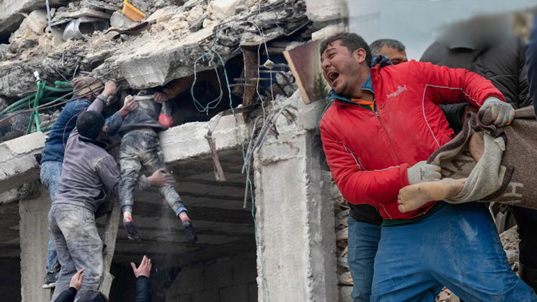 Χάος, πόνος και αγωνία στα ερείπια