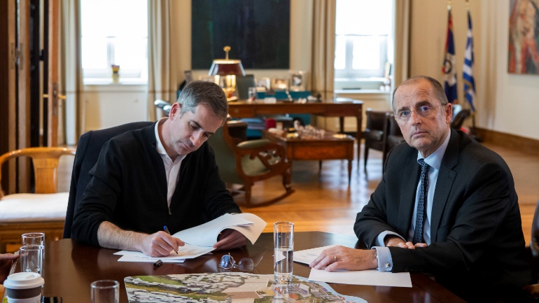 Προγραμματική συμφωνία για το δίκτυο αγωγών αποχέτευσης και τις συνδέσεις των ακινήτων υπέγραψε ο Δήμος Αθηναίων με την ΕΥΔΑΠ 