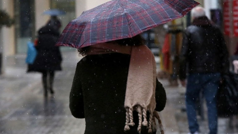 Τοπικές βροχές και χιονοπτώσεις σήμερα