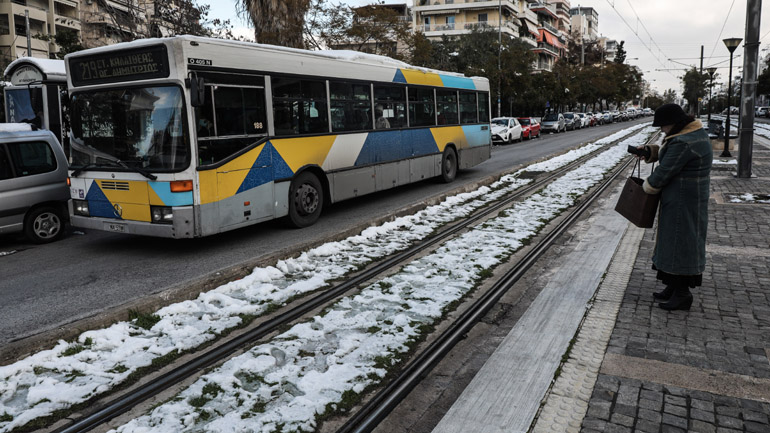 ΟΑΣΑ: Ποιες λεωφορειακές γραμμές δεν λειτουργούν προσωρινά λόγω παγετού
