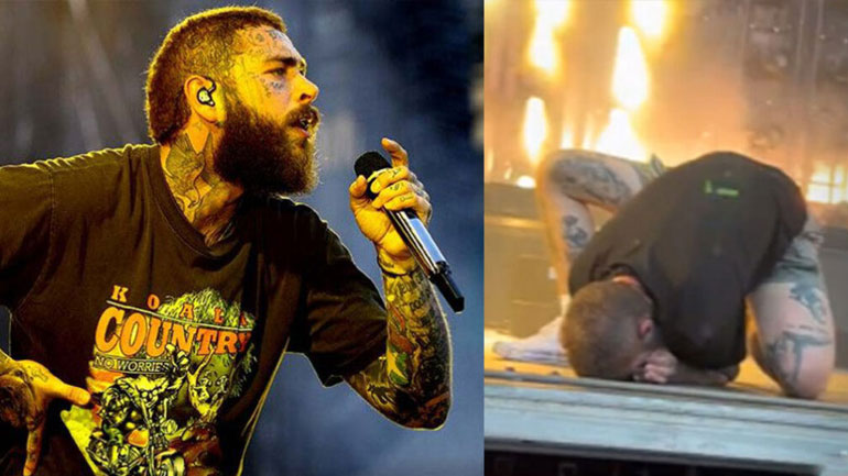 Σόκαρε η εμφάνιση του Post Malone στην Αυστραλία – «Νευρικός και υπό την επήρεια ναρκωτικών» λένε οι fans