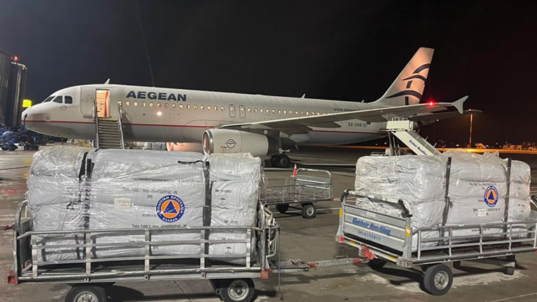 Ευχαριστίες της τουρκικής πρεσβείας στην Ελλάδα για την ανθρωπιστική βοήθεια