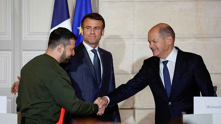 Ζελένσκι: Ζητά μαχητικά αεροσκάφη από Παρίσι και Βερολίνο – Επιφυλάξεις από Μακρόν και Σολτς