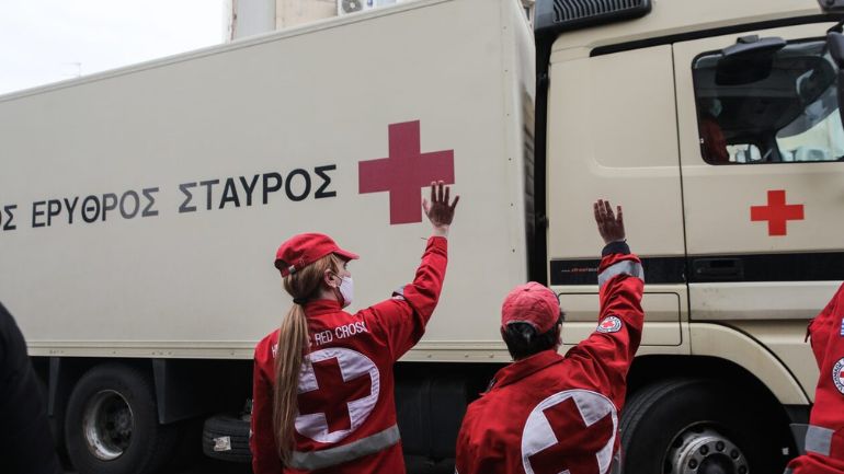 Ελληνικός Ερυθρός Σταυρός: Μεταφέρει 40 τόνους ανθρωπιστικής βοήθειας στην Τουρκία