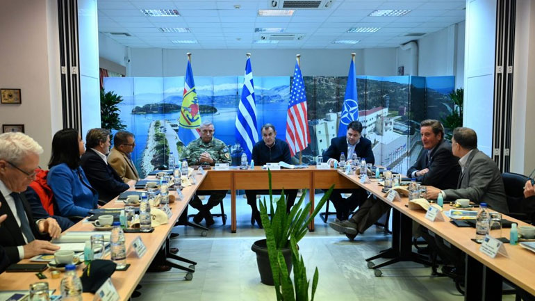 Συνάντηση Παναγιωτόπουλου με αντιπροσωπεία της Βουλής των Αντιπροσώπων των ΗΠΑ