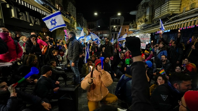 Ισραήλ: Δεκάδες χιλιάδες διαδηλωτές κατά της μεταρρύθμισης του δικαστικού συστήματος