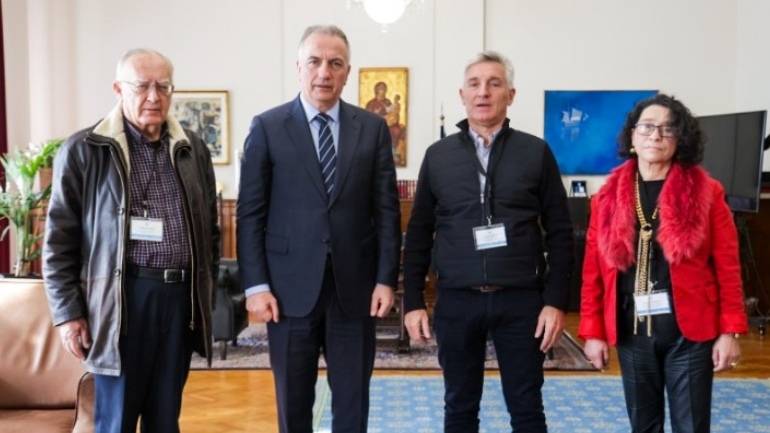 Θεσσαλονίκη: Συνάντηση Καλαφάτη με αντιπροσωπεία της Πανελλήνιας Ομοσπονδίας Συλλόγων Σαρακατσαναίων
