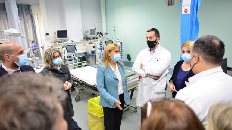 Επίσκεψη της Υφυπουργού Υγείας Ζωής Ράπτη στο Γενικό Νοσοκομείο Αττικής & Νοσοκομείο Ατυχημάτων ΚΑΤ
