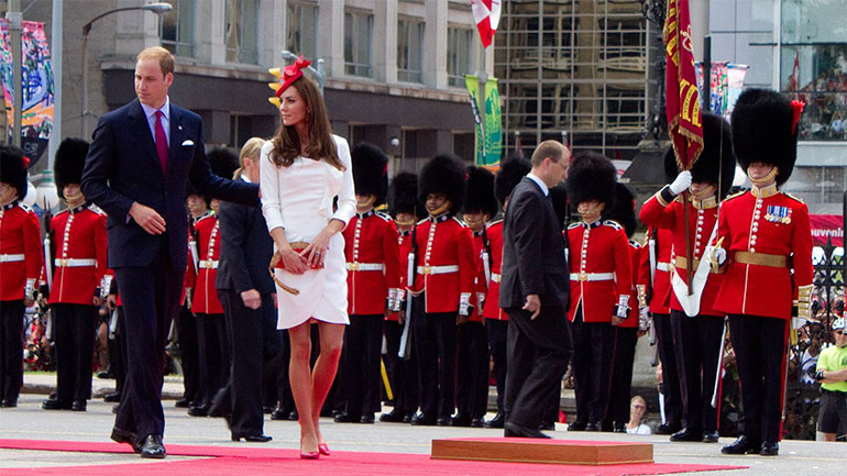 O πρίγκιπας Ουίλιαμ και η Κέιτ Μίντλετον στην τελετή απονομής των βραβείων BAFTA 2023