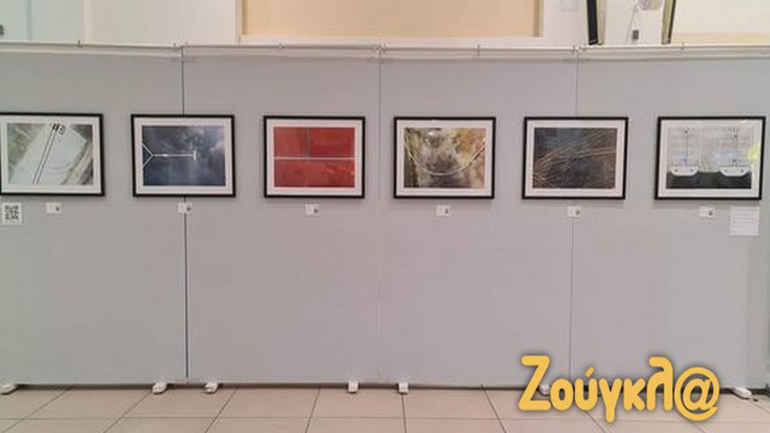 Έκθεση αεροφωτογραφίας του Σωτήρη Ζωάκη στην κεντρική αίθουσα του Κρατικού Αερολιμένα “Δημόκριτος”, στην Αλεξανδρούπολη