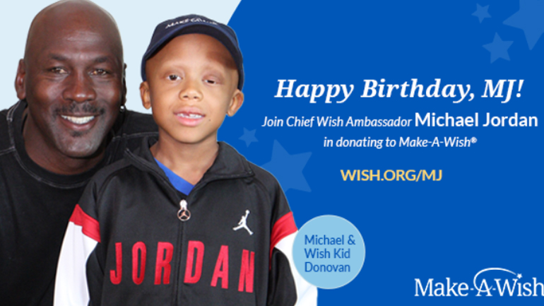Ο Μάικλ Τζόρνταν γιορτάζει τα 60ά γενέθλιά του δωρίζοντας 10 εκατ. δολάρια στο Make-A-Wish
