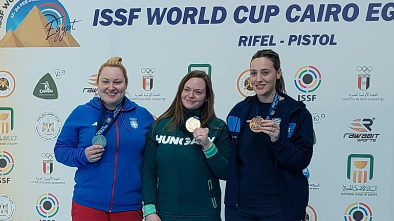 Σκοποβολή: Χάλκινο μετάλλιο για την Άννα Κορακάκη στο Παγκόσμιο Κύπελλο