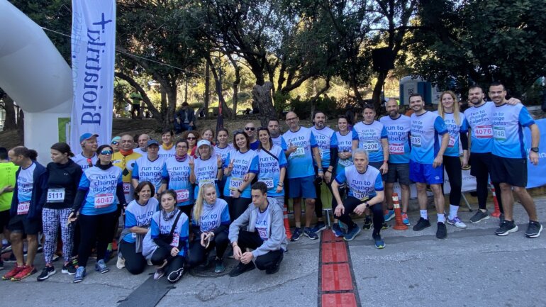 Η ομάδα «Τρέχουμε για να αλλάξουμε το Διαβήτη» της Novo Nordisk Hellas συμμετείχε στο Lycabettus Run 2023