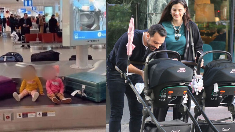 Ο Σάκης Τανιμανίδης απαντά στα σχόλια που δέχτηκε η Χριστινά Μπόμπα για το βίντεο με τις κόρες τους στο αεροδρόμιο