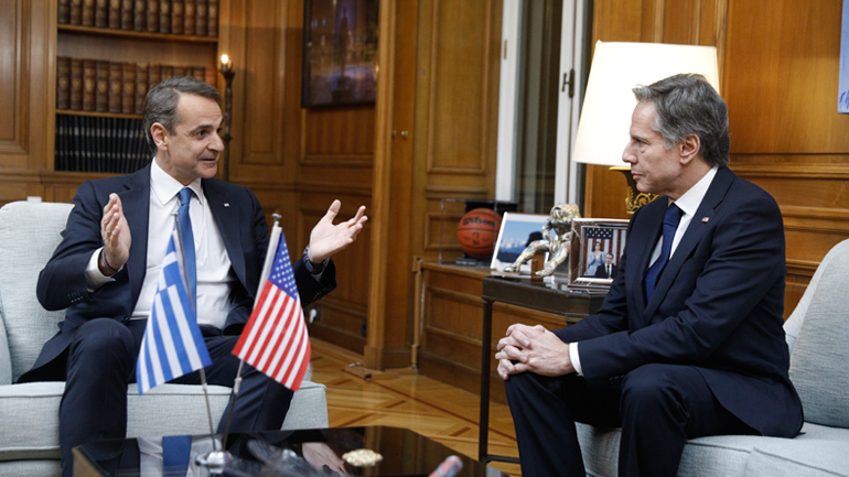 Στο Μέγαρο Μαξίμου ο Άντονι Μπλίνκεν