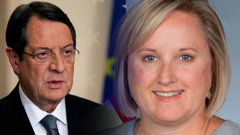 Ο Πρόεδρος της Κυπριακής Δημοκρατίας δέχθηκε τα διαπιστευτήρια της νέας πρέσβεως των ΗΠΑ