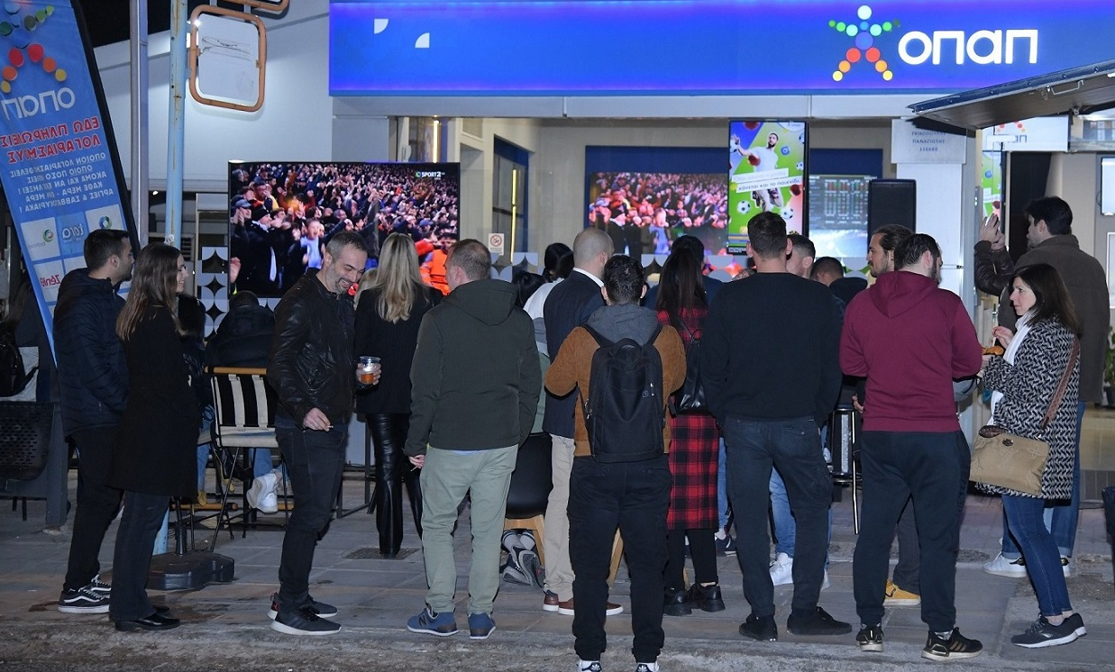 Η ξεχωριστή βραδιά από το Πάμε Στοίχημα στο κατάστημα ΟΠΑΠ στο Χαλάνδρι