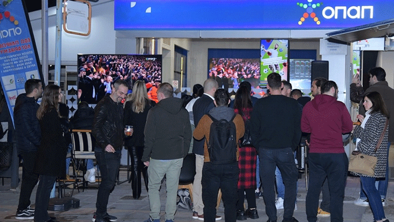 Αξέχαστη ποδοσφαιρική βραδιά σε κατάστημα ΟΠΑΠ στο Χαλάνδρι