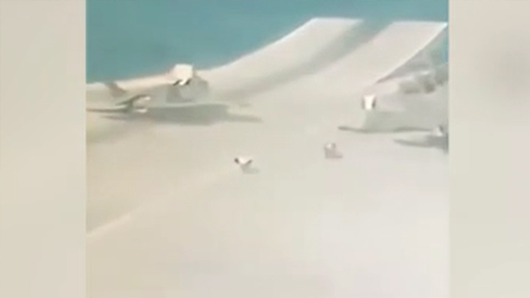 Πιλότος F-35 που έπεσε στη θάλασσα από αεροπλανοφόρο λέει πώς κατάφερε να σωθεί την τελευταία στιγμή