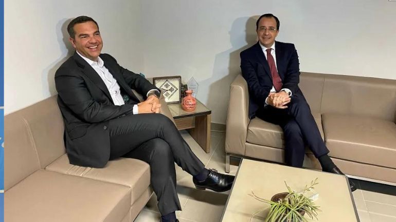 Κύπρος: Συνάντηση Αλέξη Τσίπρα με Νίκο Χριστοδουλίδη